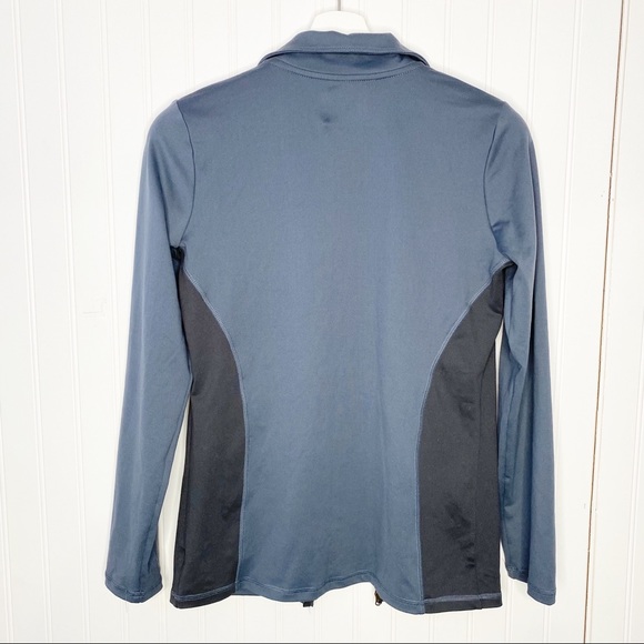 CHAMPION Athletic Jacket Full Zip Blue & Black Colorblock XS - Picture 4 of 8